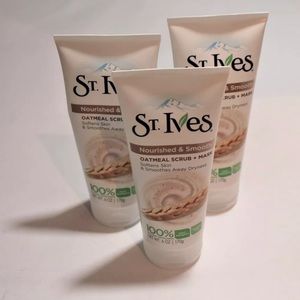 3 St. Ives Nourish and Smooth Oatmeal Scrub Mask